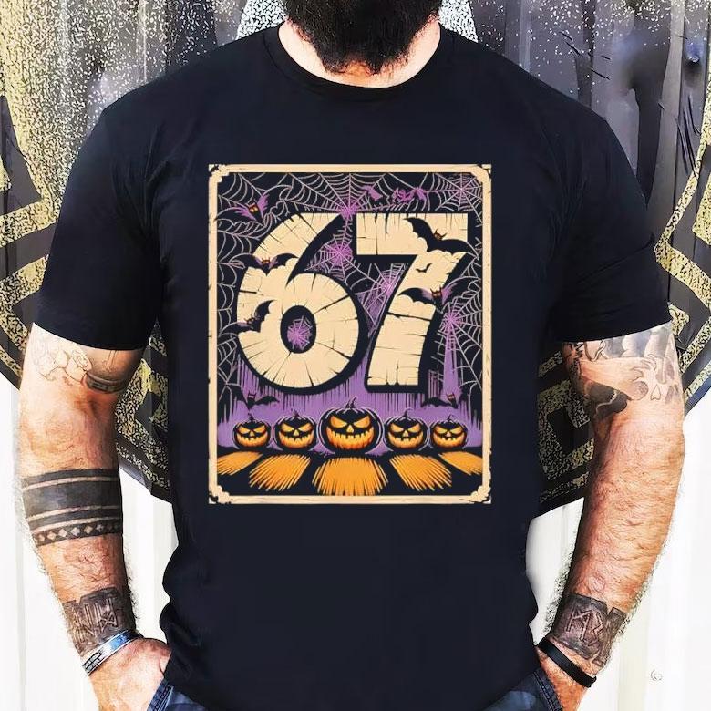 67 Meme Six Seven Funny Halloween Shirt