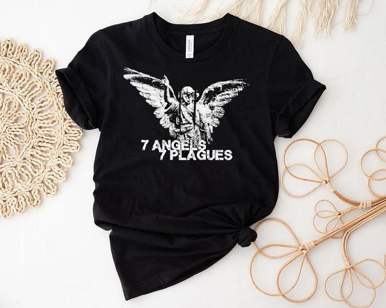 7 Angels 7 Plagues Angel Statue Shirt