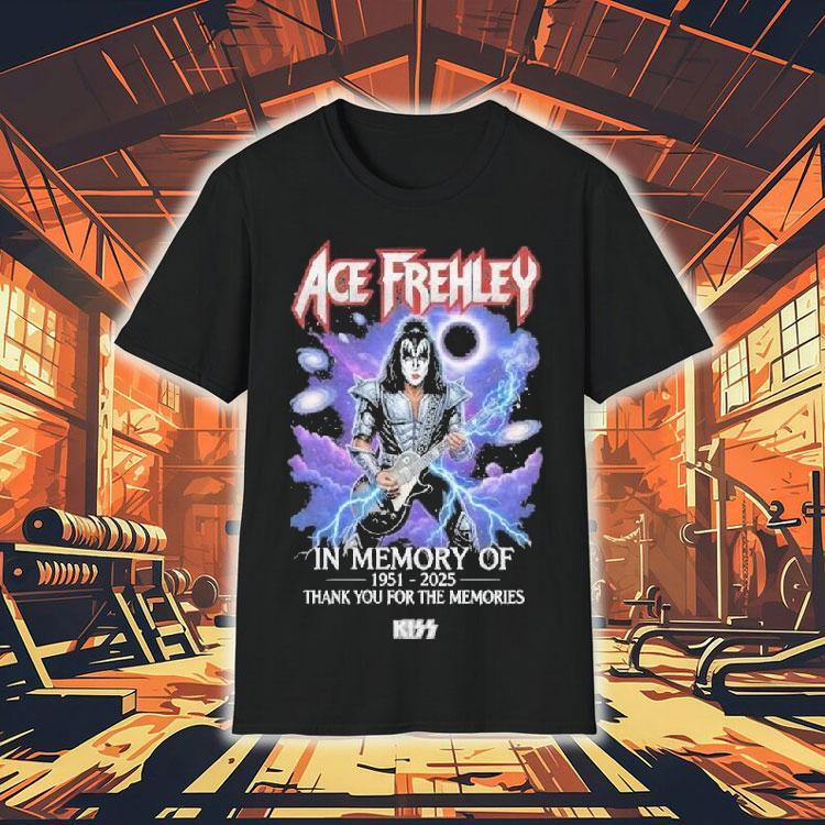 Ace Frehley In Memory Of 1951-2025 Thank You For The Memories Shirt