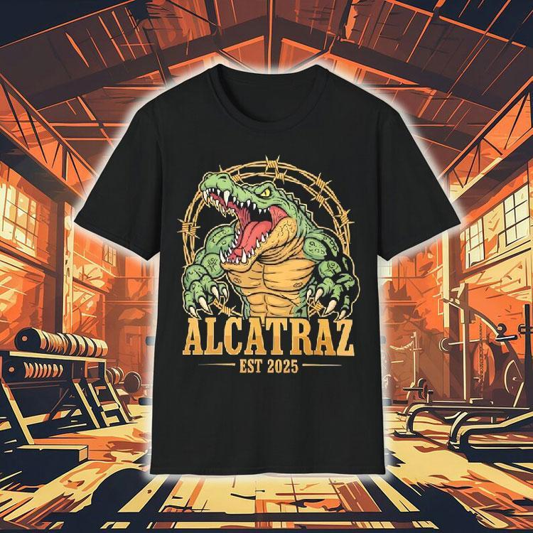 Alligator Alcatraz Muscle Florida Everglades Est 2025 Shirt