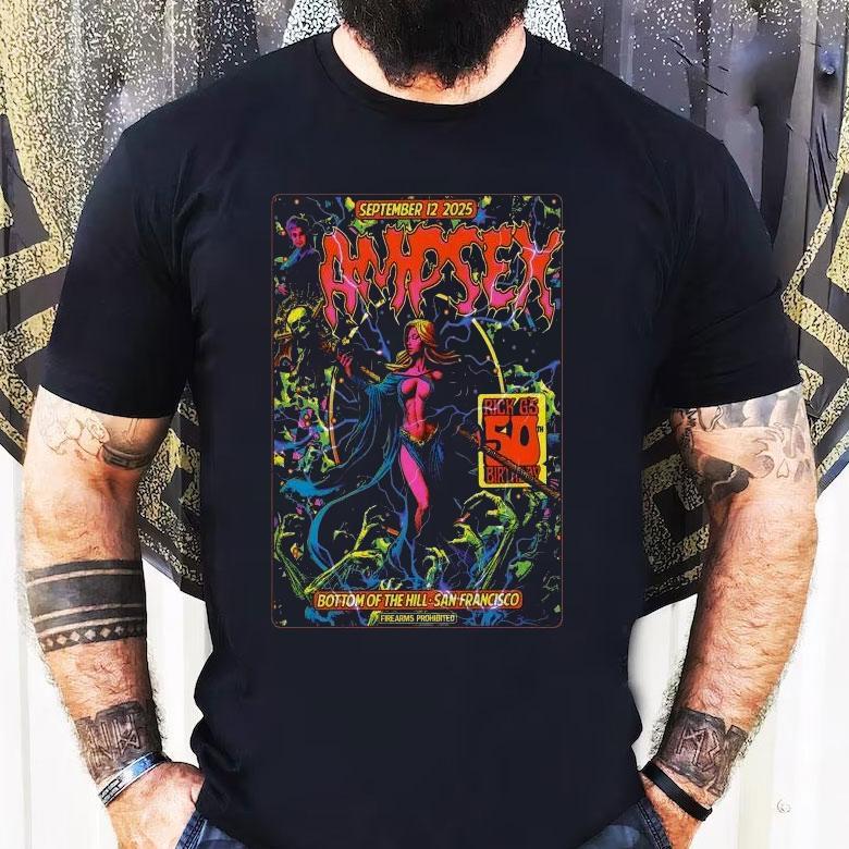 Ampsex Rock Music September 12 2025 In San Francisco Ca Shirt