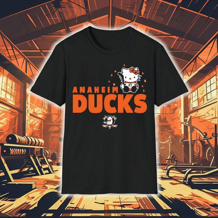 Anaheim Ducks Team X Hello Kitty Treat Shirt