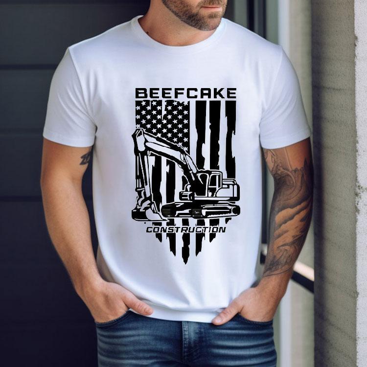 Andrew Flair Beefcake Construction Excavator Left Chest Shirt