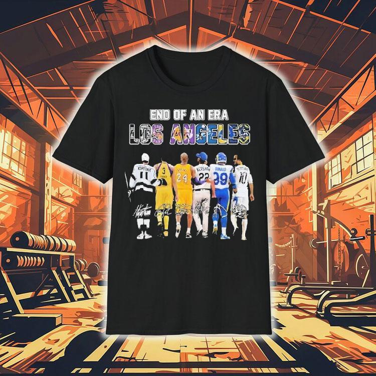 Ane Kopitar Candace Parker Kobe Bryant Clayton Kershaw Aaron Donald And Landon Donovan Los Angeles Kings Sparks Lakers Dodgers Rams Lafc Shirt