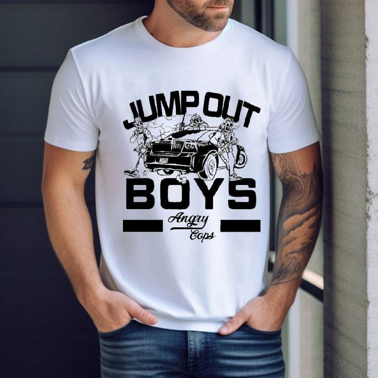 Angry Cops Jump Out Boys Shirt