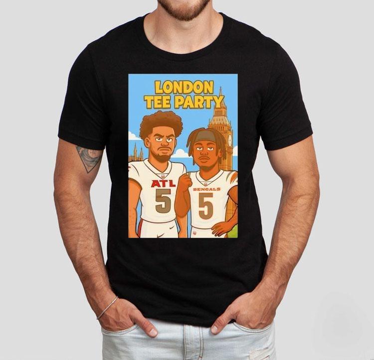 Atlanta Falcons And Cincinnati Bengals Nfl London Party Shirt