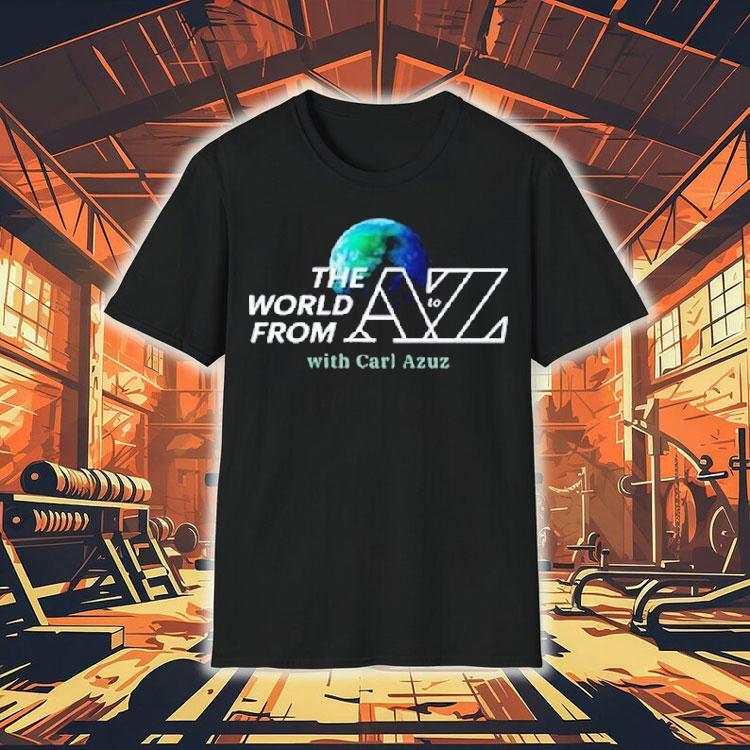 Carl Azuz The World From To Az Logo Shirt