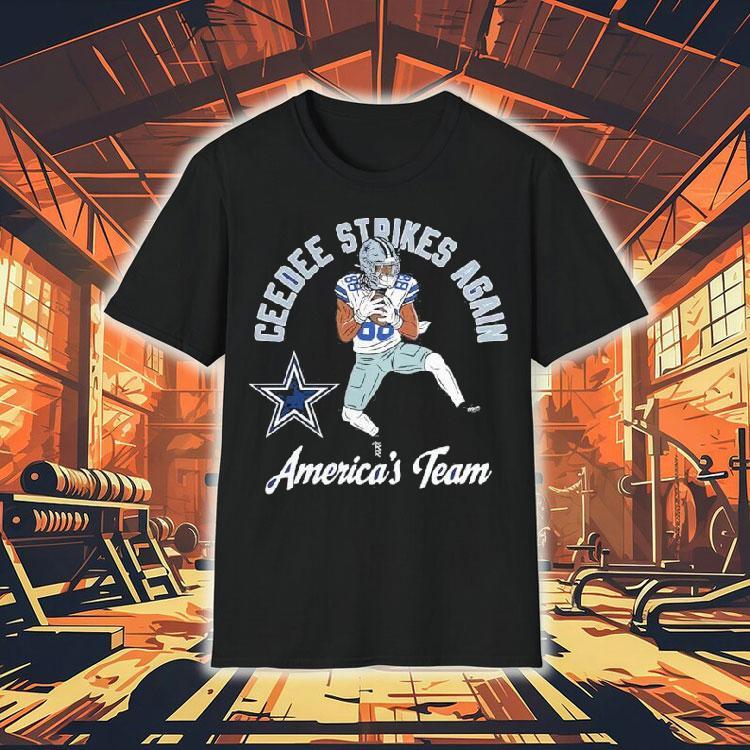 Ceedee Lamb Dallas Cowboys Ceedee Strikes Again America's Team Shirt