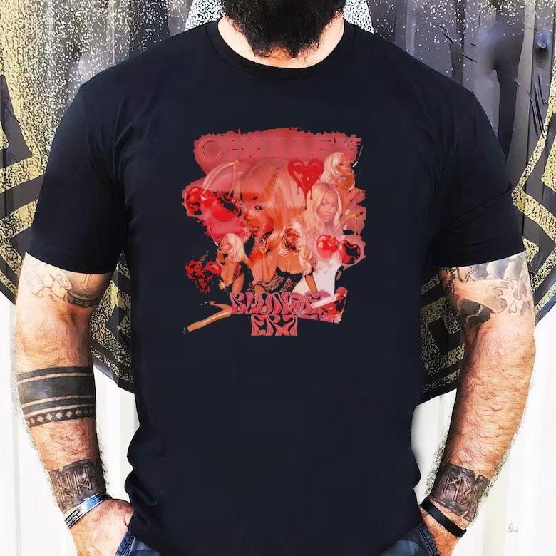 Chelley Blonde Era Big Cherry Energy Shirt