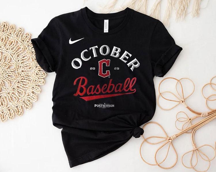Cleveland Guardians Postseason 2025 October Baseball Logo Shirt