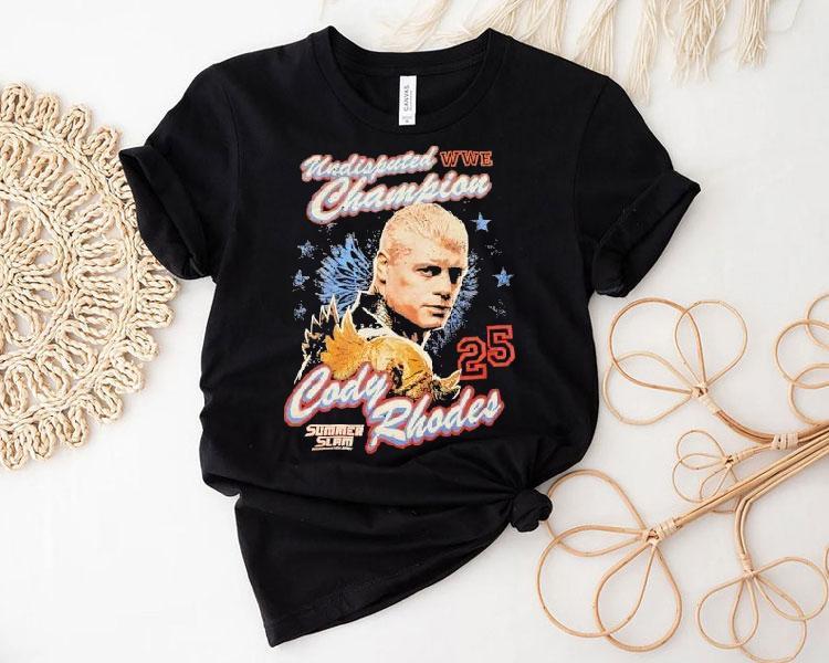 Cody Rhodes Summerslam Undisputed Wwe Champion 2025 Shirt