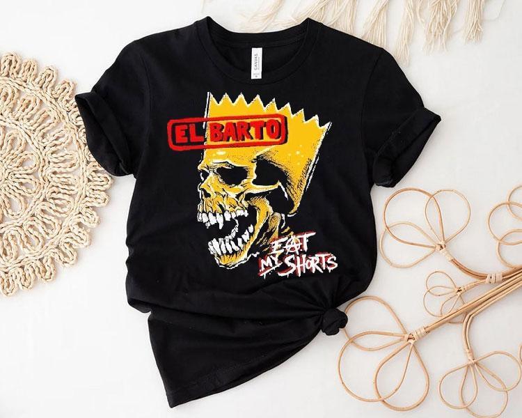Exbarted El Barto Eat My Shorts Skull Shirt