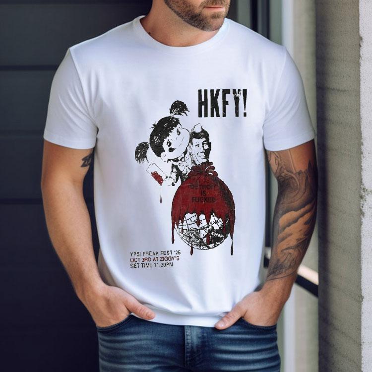 Hong Kong Fuck You Detroit Is Fucked Mi Oct 3 2025 Shirt
