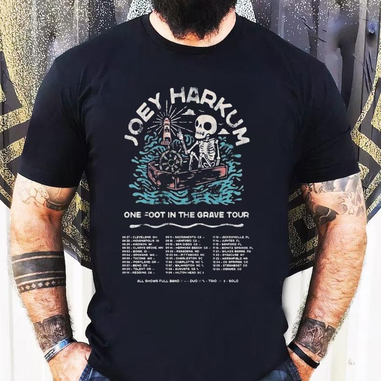 Joey Harkum One Foot In The Grave Tour 2025 Dates Skeleton Shirt