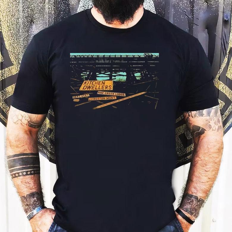 Kitchen Dwellers Fall Tour 2025 Pine Creek Lodge Livingston Shirt