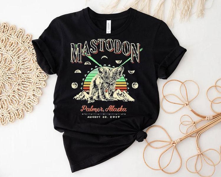 Mastodon Palmer Alaska Bear 2025 Shirt