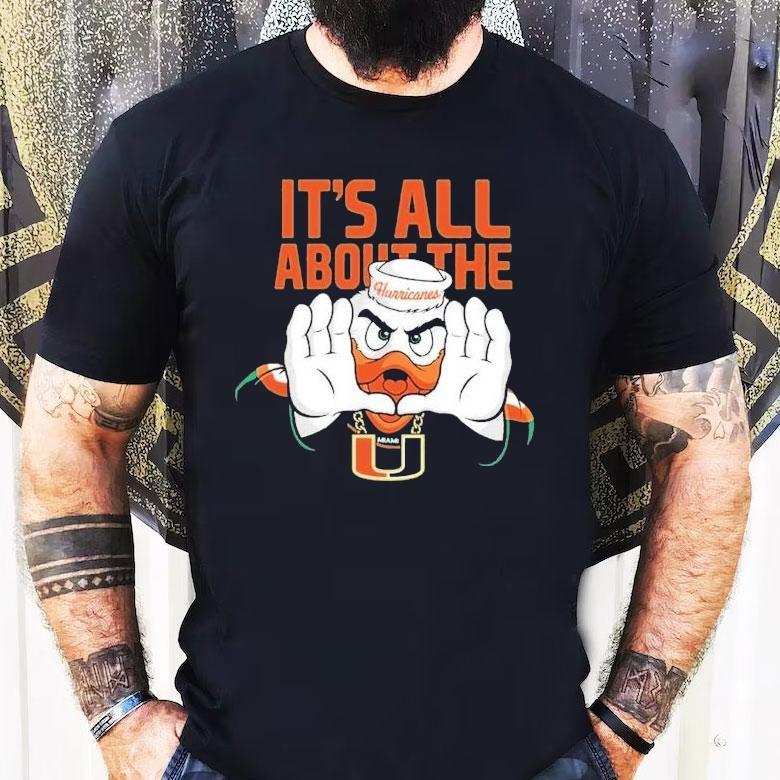 Miami Hurricanes It's All About The Flogrown Rally Mascot Shirt