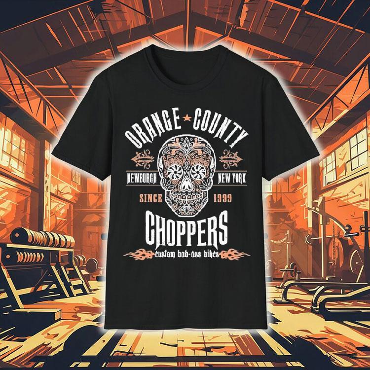 Orange County Choppers Newburgh New York Sugar Skull Shirt