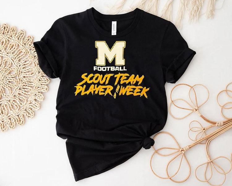 Scout Team Player Of The Week Michigan Wolverines Football Shirt