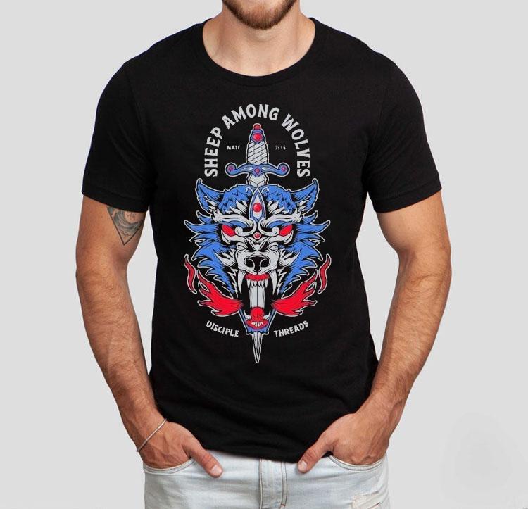Sheep Among Wolves Disciple Threads Sword Shirt