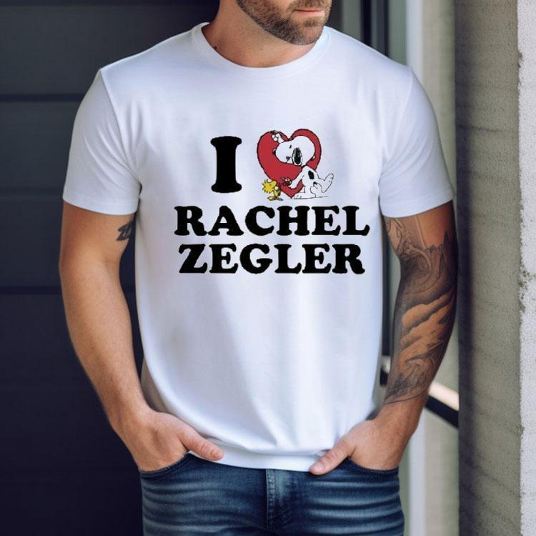 Snoopy And Woodstock The Peanuts I Love Rachel Zegler Shirt