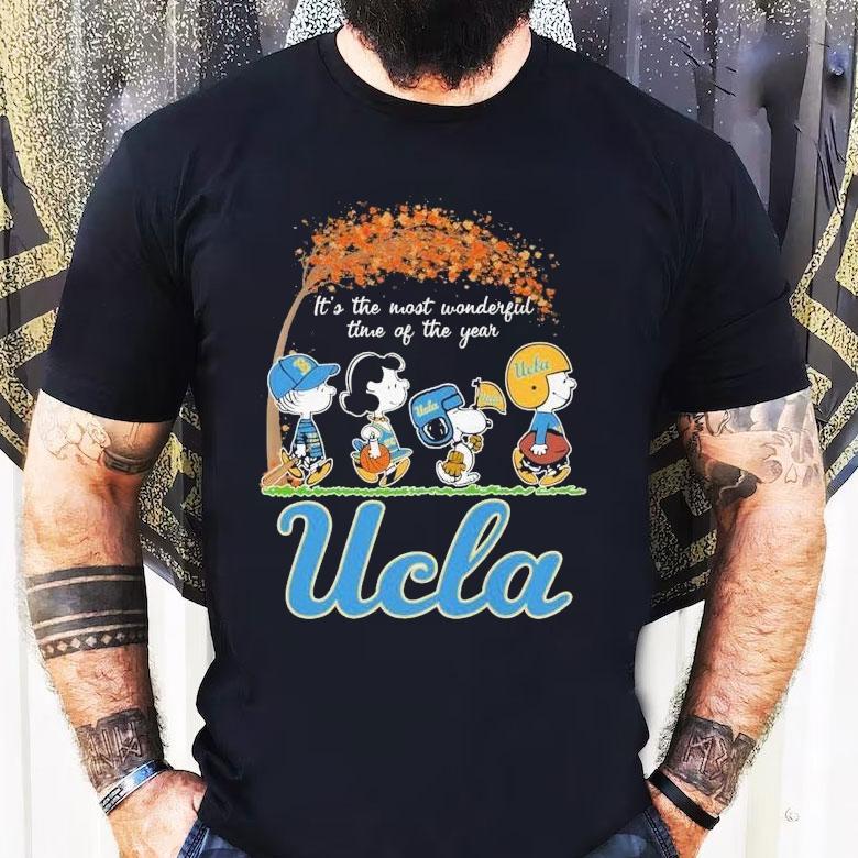 Snoopy The Peanuts Ucla Bruins It's The Most Wonderful Time Of The Year Shirt
