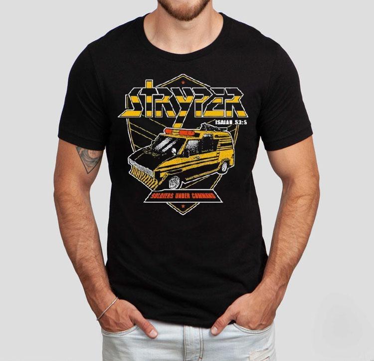 Stryper Soldiers Under Command Battle Van Shirt