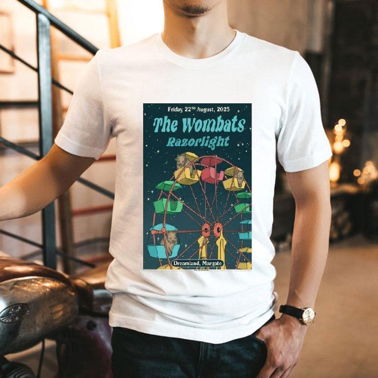 The Wombats August 22, 2025 Dreamland Margate Shirt
