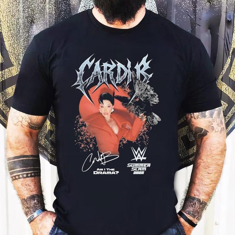 Wwe X Cardi B Am I The Drama Shirt