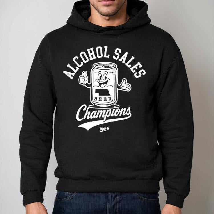 Alcohol Sales Beer Champions Logo Shirt