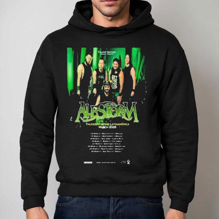 Alestorm Thunderfisting Latinamerica 2026 Shirt
