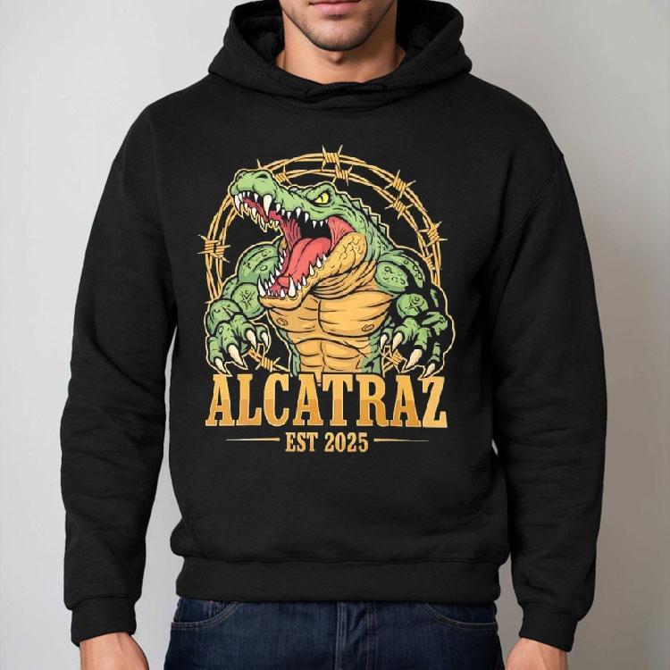 Alligator Alcatraz Muscle Florida Everglades Est 2025 Shirt