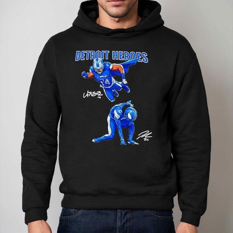 Amon-ra St Brown Detroit Lions Heroes Signature Shirt