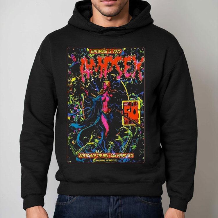 Ampsex Rock Music September 12 2025 In San Francisco Ca Shirt