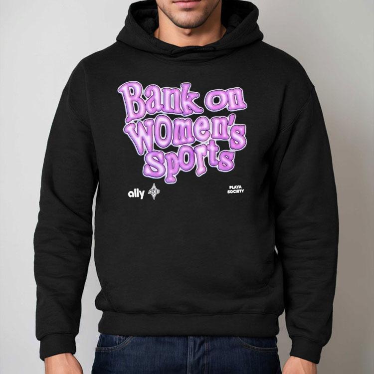 Bank On Women's Sports Wnba Las Vegas Aces Logo Shirt