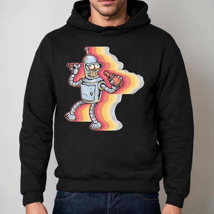 Bender From Futurama Sick Of Non Robots Shirt