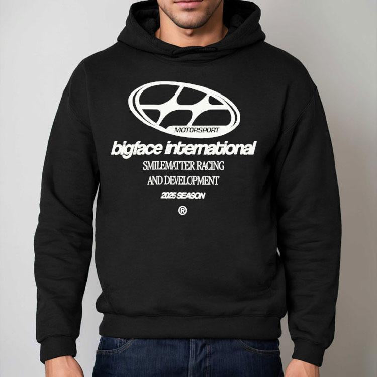 Bigface International Smilematter Racing And Development 2025 Season Motorsport Wake Up And Dream Big Racing Division Team Shirt