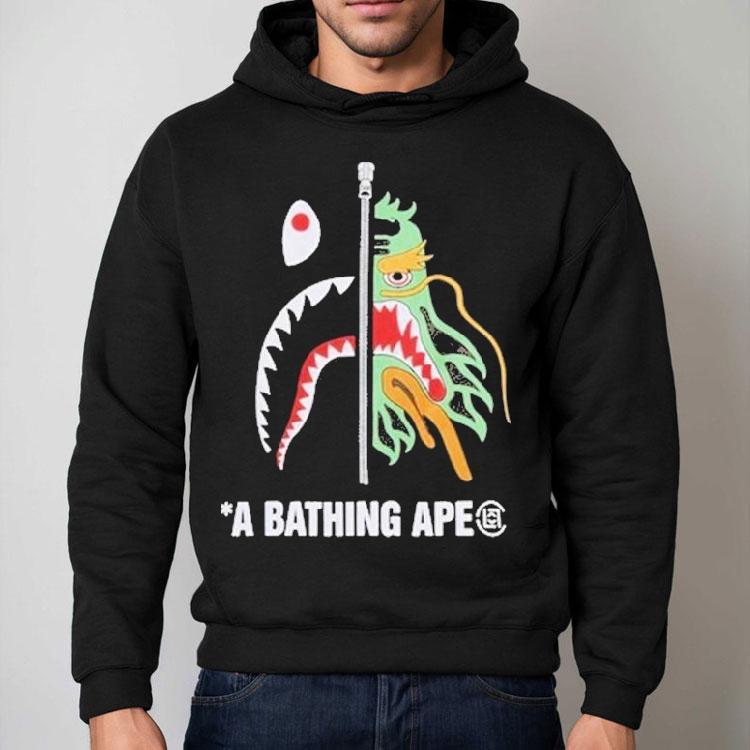Camo Shark A Bathing Ape Shirt