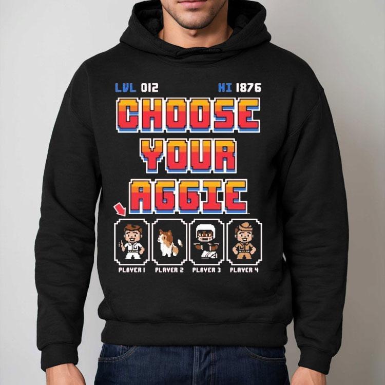 Choose Your Aggie Player 8-bit Shirt