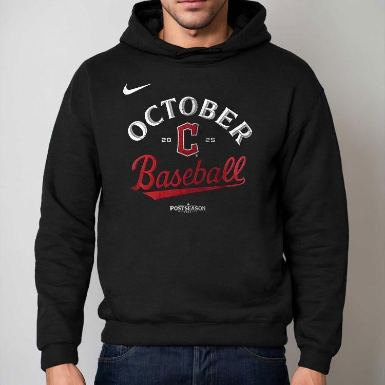 Cleveland Guardians Postseason 2025 October Baseball Logo Shirt