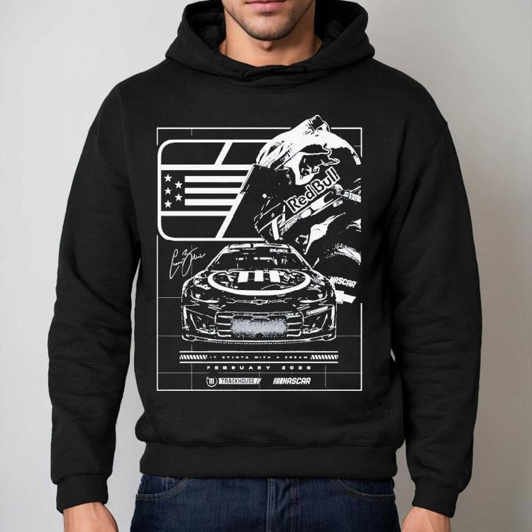 Connor Zilisch Cup Series Announcement Trackhouse Nascar Redbull Shirt