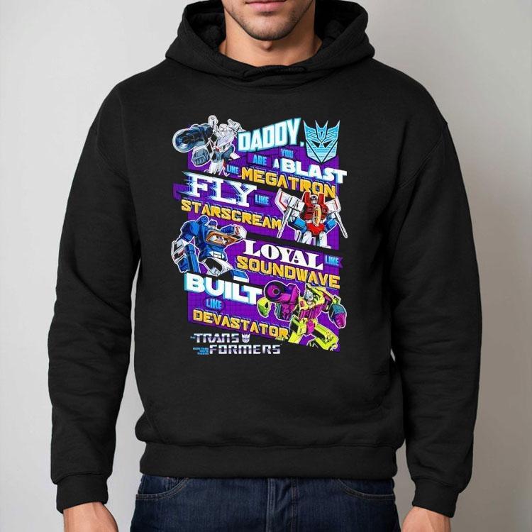 Decepticons Father's Day Transformers Megatron Starscream Soundwave Devastator Shirt