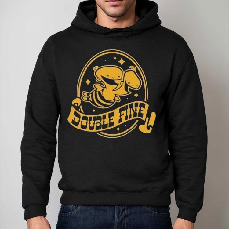 Double Fine Golden Two-headed Baby Shirt