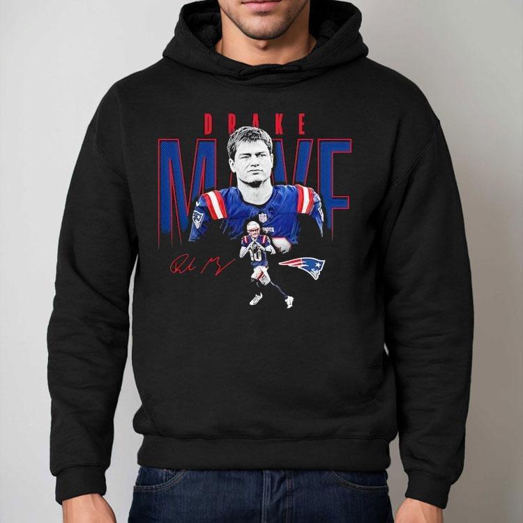 Drake Maye New England Patriots Football Signature Shirt