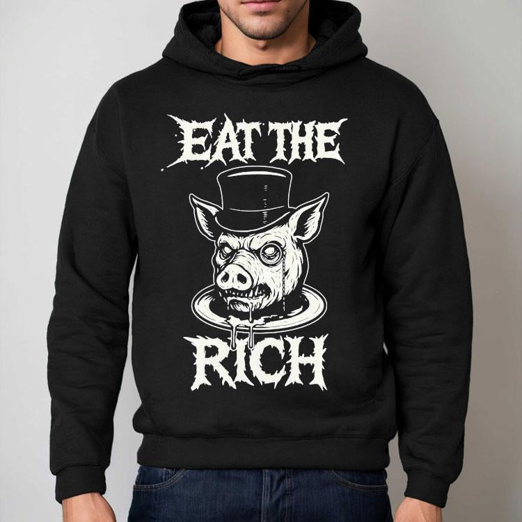Eat The Rich Pig Head Shirt