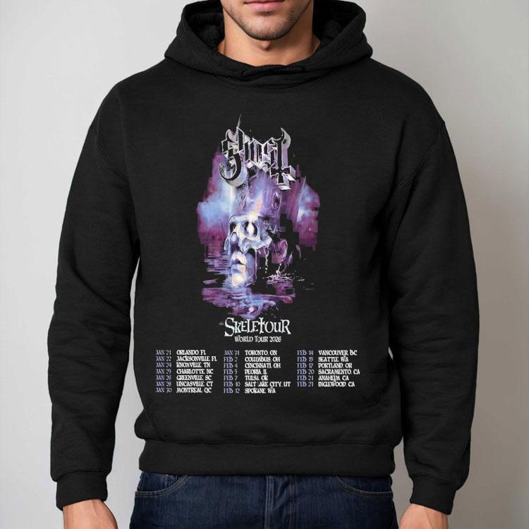 Ghost Skeletour World Tour 2026 Dates Shirt