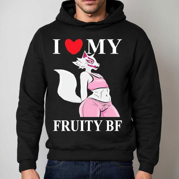I Love My Fruity Bf Lgbt Fox Shirt