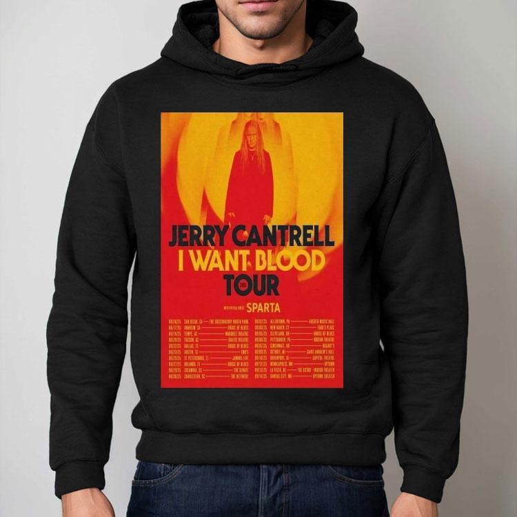 Jerry Cantrell I Want Blood Tour 2025 Dates Aug Sept Shirt