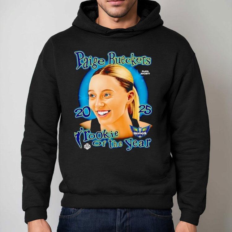 Paige Bueckers Dallas Wings Basketball Rookie Of The Year 2025 Shirt
