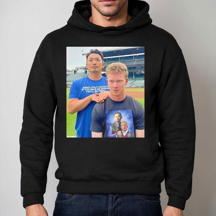 Pete Crow-armstrong And Seiya Suzuki Step Brothers Photo Shirt